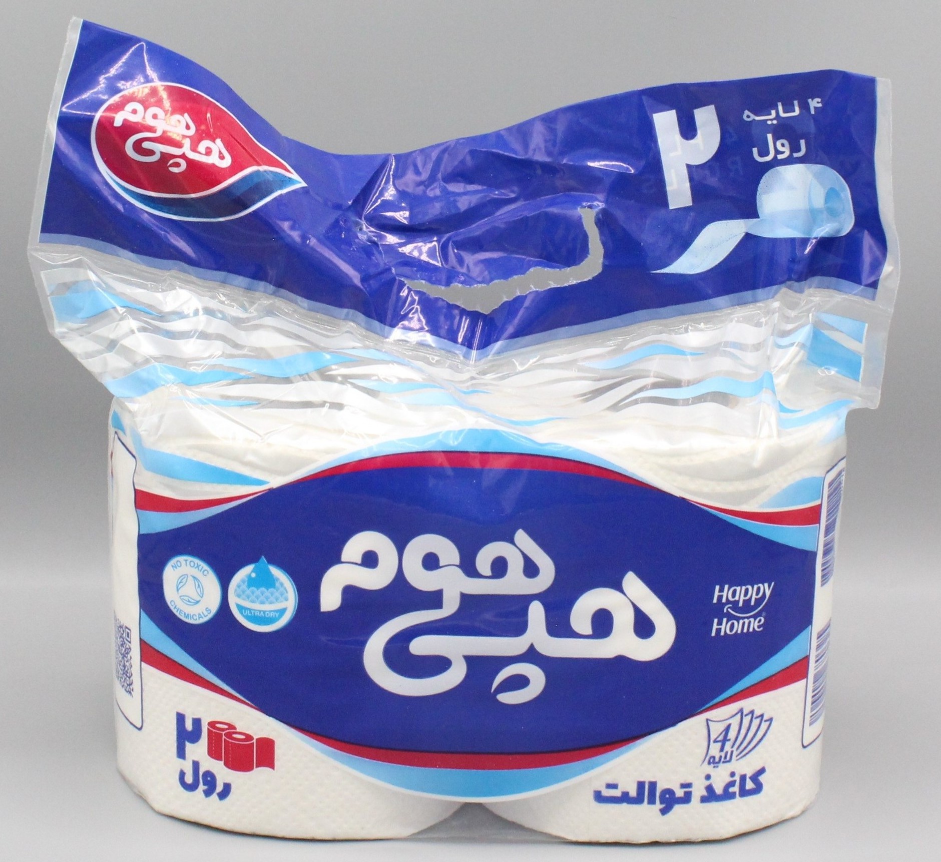 دستمال توالت دو قلو هپی هوم